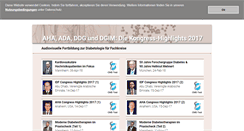 Desktop Screenshot of diabetes-symposium.de
