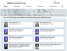 Tablet Screenshot of diabetes-symposium.org